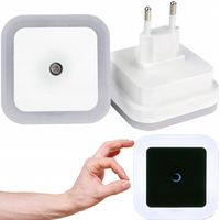Lampka Nocna LED do kontaktu Czujnik Zmierzchu Energooszczędna