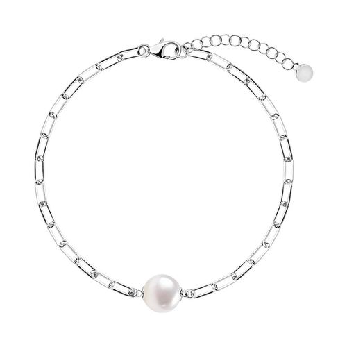 Srebrna bransoleta Staviori z perłami na Arena.pl