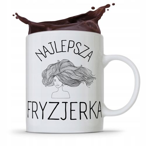 Kubek Dla Fryzjera Fryzjerki Najlepsza Fryzjerka Z Nadrukiem Ze Zdjęciem na Arena.pl