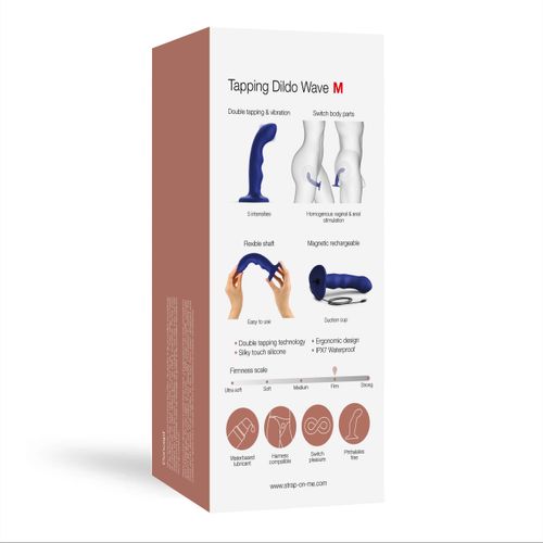 Strap-on-me Tapping Dildo Wave Night Blue na Arena.pl