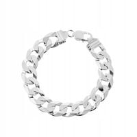 BRANSOLETKA PANCERKA 23cm 12,2 mm SREBRO 925