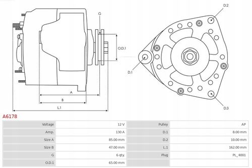 A6178 ALTERNATOR AS-PL na Arena.pl