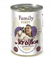 Family First Bogata w królika z gruszkami 400g