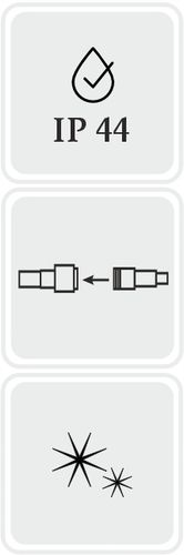 LAMPKI CHOINKOWE 300 LED ZEW/WEW 18M CIEPŁY BIAŁY EFEKT FLASH na Arena.pl