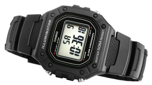 zegarek męski casio w-218h-1avef + box na Arena.pl