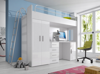 Zestaw młodzieżowy łóżko szafa biurko RAJ 4D