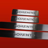 Listwa progowa KIA SORENTO MK1 Stal nierdzewna 304 mat 4szt