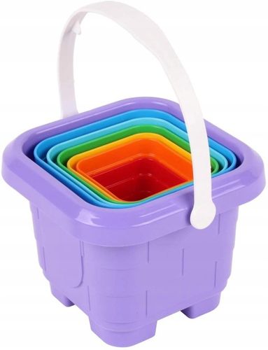 DUZA PIRAMIDKA 38 CM KUBECZKI WIADERKO DO PIASKU na Arena.pl