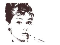 120CM 80 OBRAZ 4 ELEM AUDREY HEPBURN ŚCIENNY