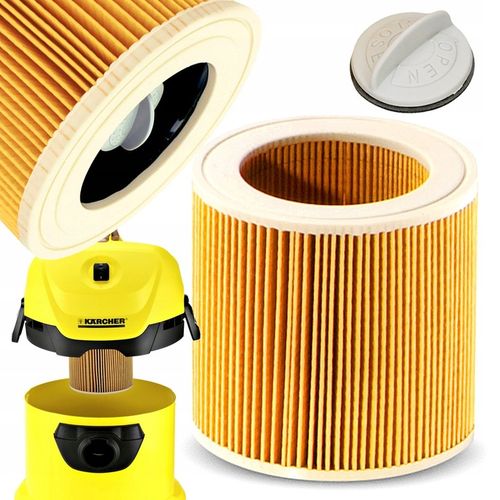 3x FILTR PUREY DO ODKURZACZA KARCHER WD2 WD3 KWD3 MV2 MV3 SE4 SE4001 na Arena.pl