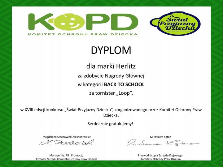 Zestaw tornister plecak szkolny Loop Plus Green Rex dinozaur 6-9lat HERLITZ zdjęcie 5