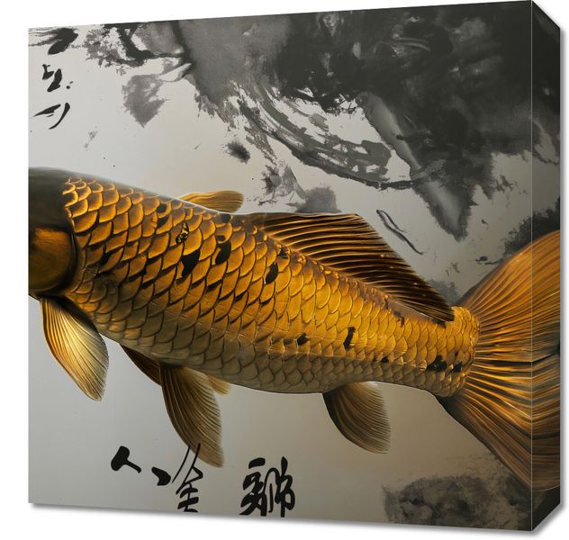 Obraz 50x50cm Spokojna Ryba Koi zdjęcie 1