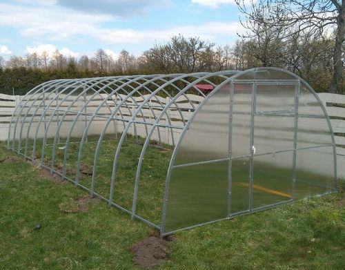 Szklarnia z poliwęglanu Tunel ogrodowy 3,5x12 m profile 20x40 poliwęglan 5mm na Arena.pl