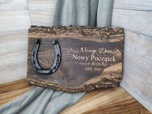 Oryginalny prezent na szczęście podkowa nowy dom na Arena.pl