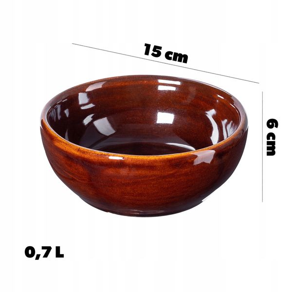 Kadax Miska Salaterka 700ml Ceramika Misa do Zupy zdjęcie 3