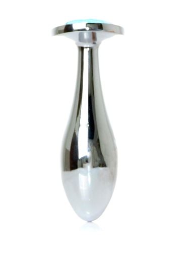 plug jewellery silver plug  light blue l na Arena.pl