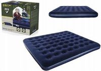 WELUROWY MATERAC DO SPANIA 2 osobowy 203x183x22 cm KING BESTWAY + POMPKA