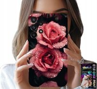 ETUI DO SAMSUNG GALAXY A13 4G - PIĘKNE RÓŻOWE RÓŻE, KWIECISTE WZORY, CASE