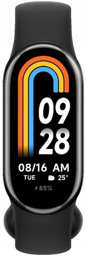 SMARTBAND XIAOMI Smart Band 8 Czarny AMOLED wodoodporność 5 ATM / 50 M na Arena.pl