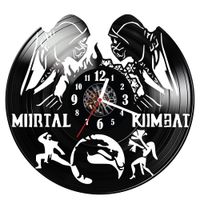Zegar ścienny z płyty winylowej Mortal Kombat 557.14