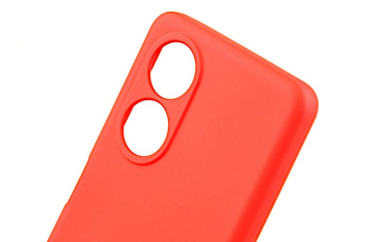 Etui silikonowe Tint do Oppo A58 4G czerwony zdjęcie 4