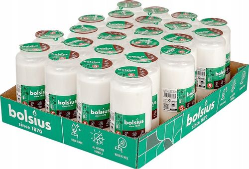 Wkłady do zniczy olejowe Bolsius RC5 całoroczne 100h - zgrzewka 24 sztuki na Arena.pl