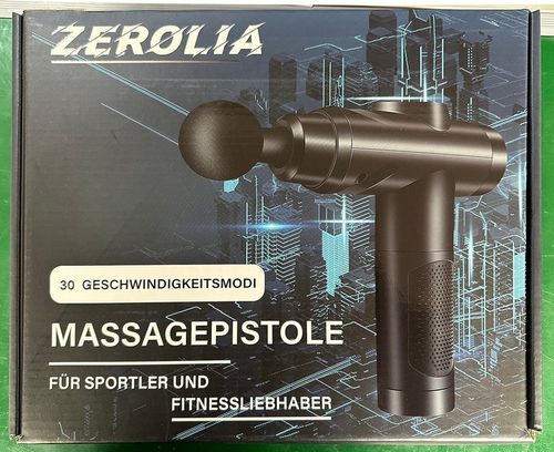 PISTOLET DO MASAŻU MASAŻER DO PLECÓW CIAŁA MASSAGE GUN 30 PRĘDKOŚCI 10 GŁOW na Arena.pl