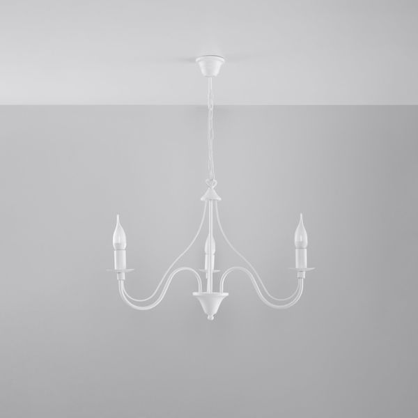 Żyrandol MINERWA 3 biały zdjęcie 2