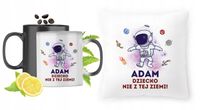 Dla Adama Zestaw Kubek Magiczny + Poduszka Z Nadrukiem Ze Zdjęciem