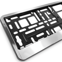 Ramka Pod Tablicę Rejestracyjną Foliowana Chrom Ramki Do Tablicy