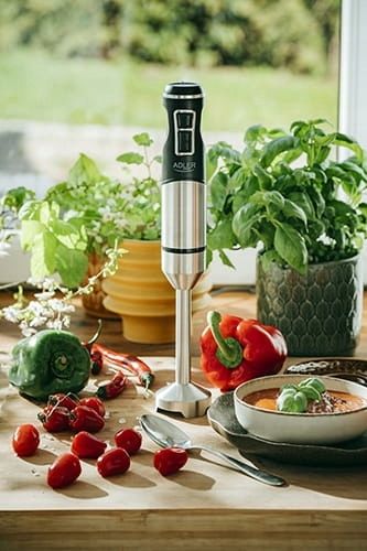 BLENDER RĘCZNY BARDZO MOCNY 1900W STALOWA KOŃCÓWKA FUNKCJA KRUSZENIA LODU zdjęcie 9