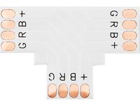 Konektor do taśm LED typu T 10mm RGB