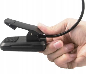 Lampka do czytania książek USB lampka nocna z klipsem zdrowa dla oczu 9 LED na Arena.pl