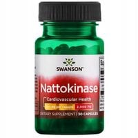 SWANSON Nattokinase NATTOKINAZA 100mg 30kapsułek 2,000 F.U. Serce KRĄŻENIE