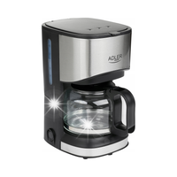 EKSPRES PRZELEWOWY DO KAWY KAWIARKA 0.7L + DZBANEK FILTR ADLER MOCNY 550W