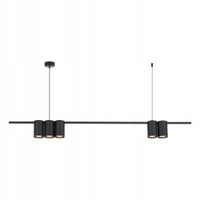 Lampa Sufitowa GENESIS Listwa Czarny 5xGU10 100x180cm Lampa Wisząca Salon