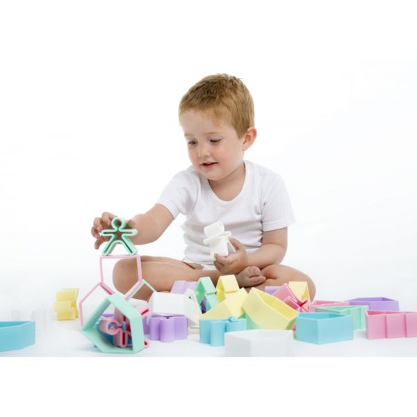 Dena : Klocki Kid + House BLUE zdjęcie 5