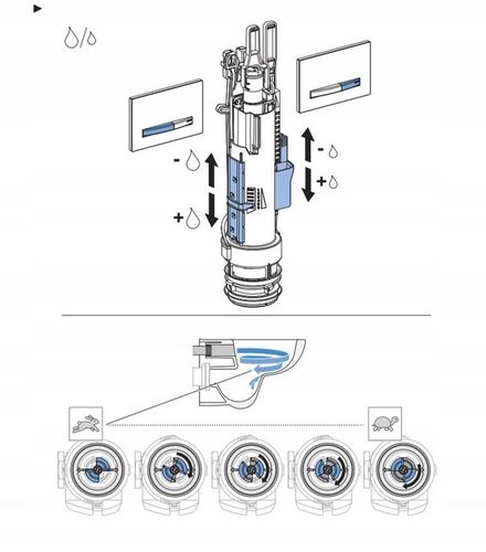 GEBERIT Zawór spustowy podtynkowy 241859001/240924001 NOWY MODEL |ORYGINAŁ na Arena.pl