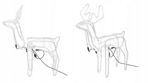 Renifer LED Świąteczny Świecący Figurka Na Zewnątrz XL Duży 85 Kolorowy na Arena.pl