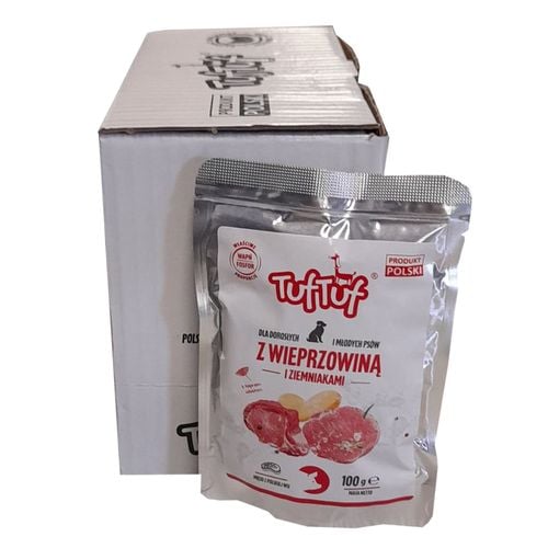 TUF TUF Saszetka wieprzowina z ziemniakami 100 g x 10szt. na Arena.pl