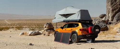 Przenośny składany panel słoneczny DOKIO 110w 18V - Oficjalny sklep DOKIO na Arena.pl