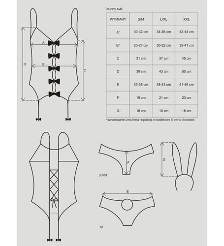 Strój króliczka L/XL na Arena.pl