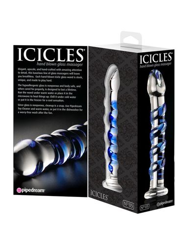 Szklane Dildo Ze Spiralą Icicles No 5 Pipedream na Arena.pl