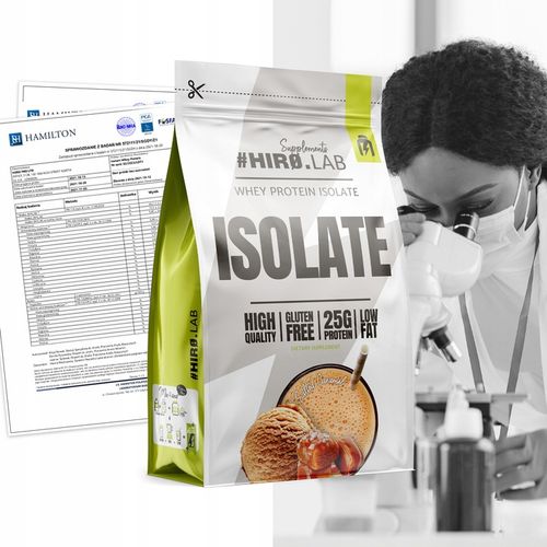 Izolat Białka BIAŁKO 700 g wpi Whey Protein Isolate Słony Karmel HIRO na Arena.pl