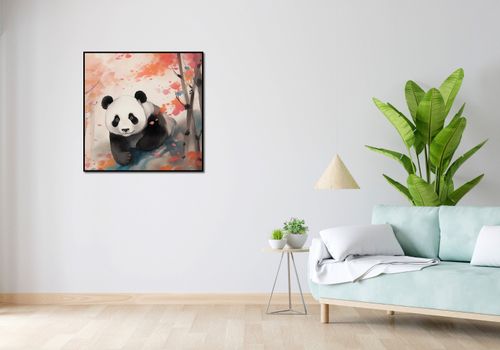 Plakat 80x80cm Panda wśród Klonów na Arena.pl