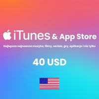 DOŁADOWANIE ITUNES 40$ USD APPSTORE | IPHONE | USA