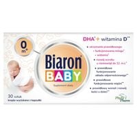 Biaron BABY 0M+ kapsułki twist-off 30 szt. bezsmakowy BIOARON 0