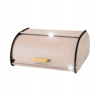 Chlebak metalowy pojemnik na chleb pieczywo bułki 35x24x14.5cm BB-7703