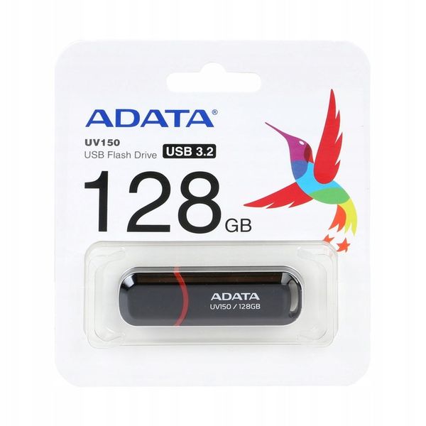 Pendrive ADATA UV150 128GB czarny USB 3.2 zdjęcie 2