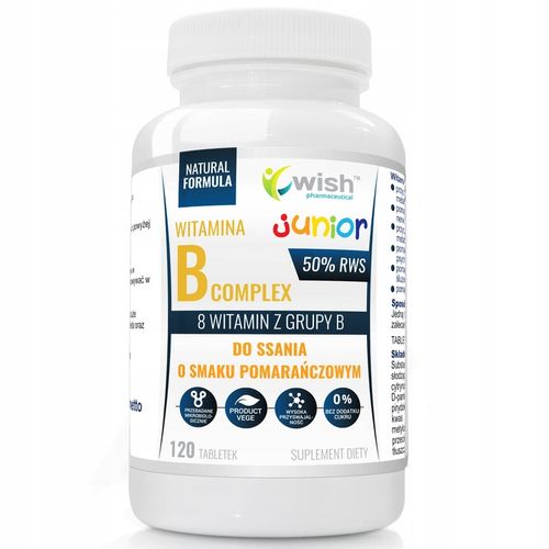 WITAMINA B Complex 50 JUNIOR DO SSANIA DLA DZIECI na Arena.pl